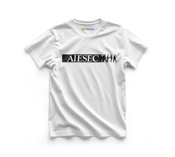 AIESEC Logo Printed – University Society T-Shirts EIUS12