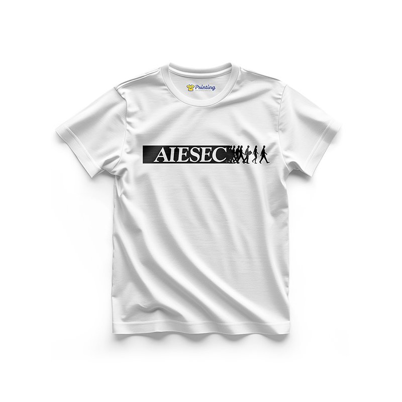 AIESEC Logo Printed - University Society T-Shirts EIUS12