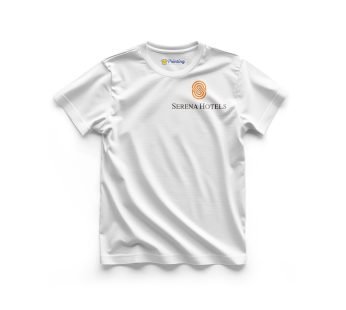 Serena Hotel Logo Printed – Wedding Hall Staff T-Shirt ECWH06