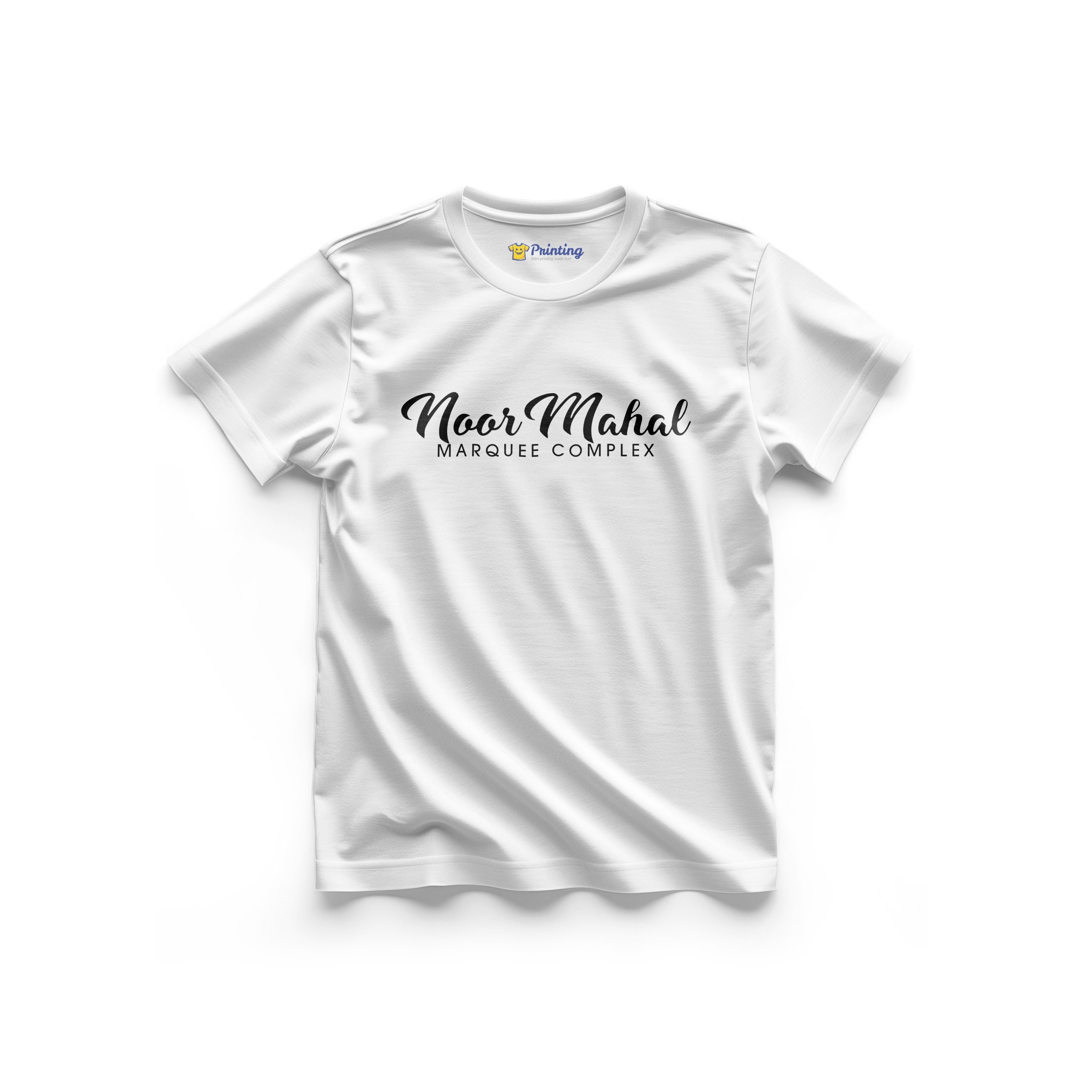 Noor Mahal Logo Printed - Wedding Hall Staff T-Shirt ECWH15