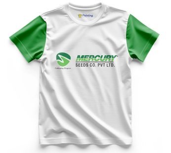 Mercury Seed Logo Printed – Agriculture Company Staff T-Shirts CBAC07