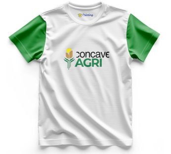 Concave Agri Logo Printed – Agriculture Company Staff T-Shirts CBAC08