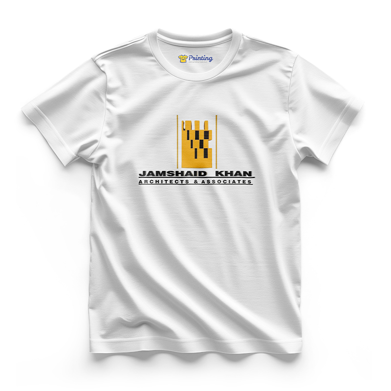 Jamshaid Khan Logo Printed - Architect Companies Staff T-Shirts CBAC01