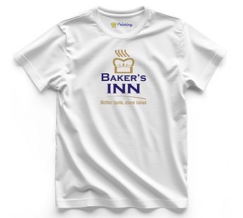 Baker’s Inn Logo Printed – Bakery Staff T-Shirts CBBS15