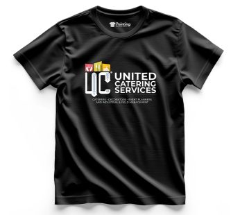 United Caterers Logo Printed – Catering Services Staff T-Shirts CBCS06