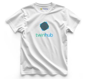 Twin Hub Logo Printed – Coworking Space T-Shirts CBCS04