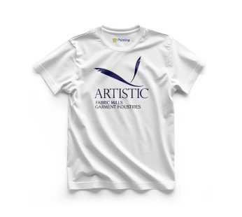 Artistic Logo Printed – Garments Factory Staff T-Shirts CBGF05