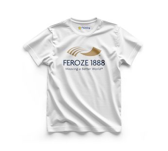 FEROZE 1888 Logo Printed – Garments Factory Staff T-Shirts CBGF07