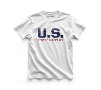U.S Logo Printed – Garments Factory Staff T-Shirts CBGF08