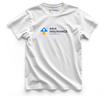 Asia Logo Printed – Insurance Company T-Shirts CBIC11