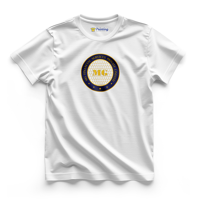 MG Logo Printed - Microfinance Company T-Shirts CBMC13