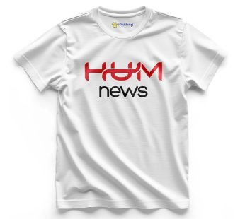 HUM News Logo Printed – News Channel T-Shirts CBNC06