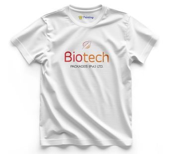 Biotech Logo Printed – Packaging Company Staff T-Shirts CBPC06