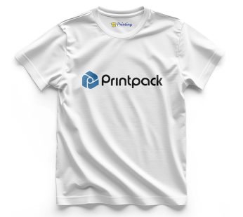 Print Pack Logo Printed – Packaging Company Staff T-Shirts CBPC07
