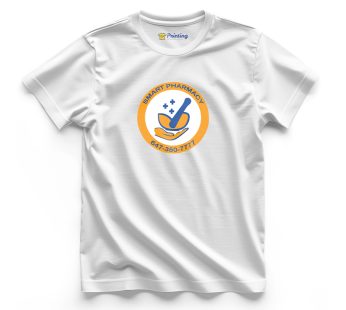 Smart Pharmacy Logo Printed – Pharmacy Staff T-Shirts CBPS12