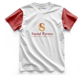 Sayed Farms Logo Printed – Poultry Farm Staff T-Shirts CBPF11