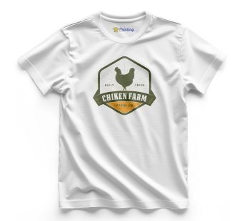 Chicken Farm Logo Printed – Poultry Farm Staff T-Shirts CBPF04