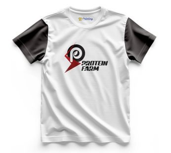 Protein Farm Logo Printed – Poultry Farm Staff T-Shirts CBPF08
