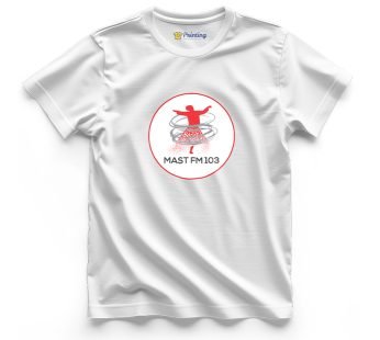 Mast FM 103 Logo Printed – Radio Station Staff T-Shirts CBRS07