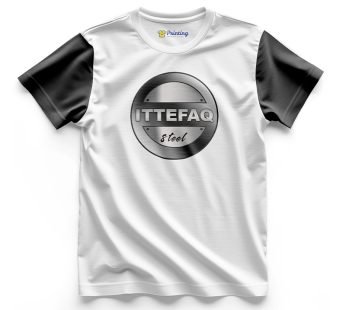 Ittefaq Steels Logo Printed – Steel Industry Company Staff T-Shirts CBSI05