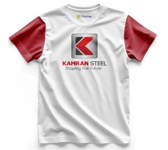 Kamran Steels Logo Printed – Steel Industry Company Staff T-Shirts CBSI07