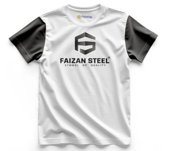 Faizan Steels Logo Printed – Steel Industry Company Staff T-Shirts CBSI13