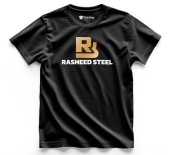 Rasheed Steel Logo Printed – Steel Industry Company Staff T-Shirts CBSI14