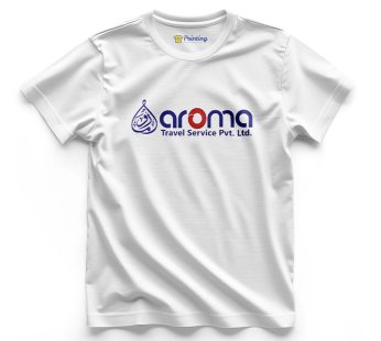 Aroma Logo Printed – Ticketing Staff T-Shirts CBTS12