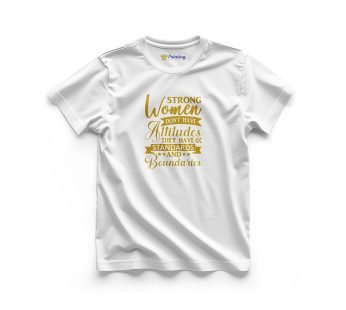 Women Empowerment Artwork Printed T-Shirts LPWE10