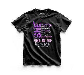 Women Empowerment Artwork Printed T-Shirts LPWE11