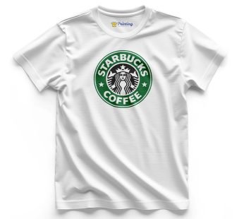 Starbucks Logo Printed – Coffee Café Staff T-Shirts CBCC16