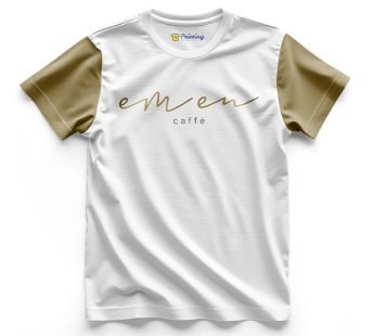 EM EN Logo Printed – Coffee Café Staff T-Shirts CBCC21