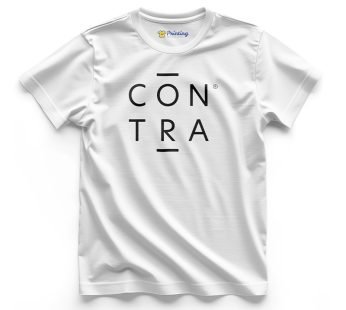 CONTRA Cafe Logo Printed – Coffee Café Staff T-Shirts CBCC02
