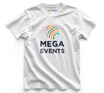 Mega Events Logo Printed – Event Planner Staff T-Shirts CBEP15