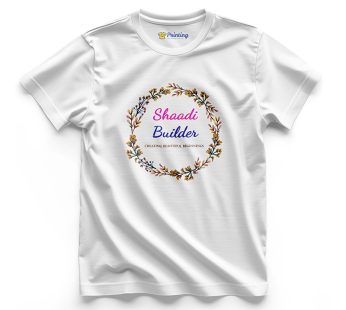 Shaadi Builder Logo Printed – Event Planner Staff T-Shirts CBEP07