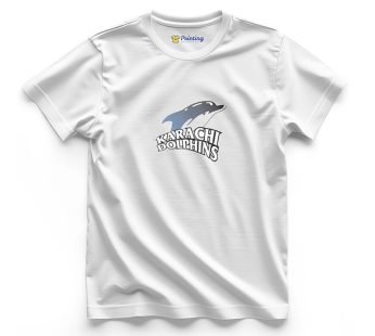 Karachi Dolphins Logo Printed – Sports Team T-Shirts SFST14